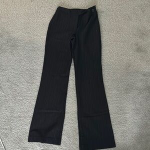 Black & Red Stripped Women's Business Pants